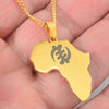 Africa Map Pendant/Necklace [AfricaPendant.Com]