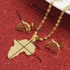 Africa Map Pendant Necklace Earrings [AfricaPendant.Com]