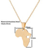 Africa Map Pendant/Necklace [AfricaPendant.Com]