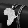 Africa Map Pendant/Necklace [AfricaPendant.Com]