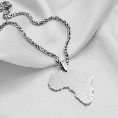 Africa Map Pendant/Necklace [AfricaPendant.Com]