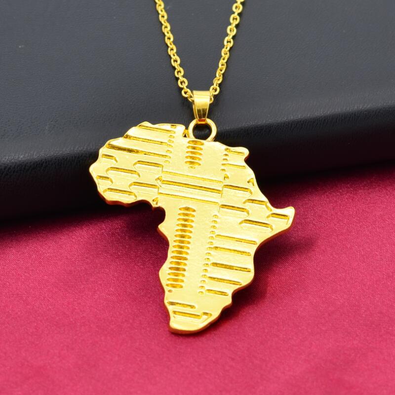 Africa Map Pendant/Necklace [AfricaPendant.Com]