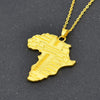 Africa Map Pendant/Necklace [AfricaPendant.Com]