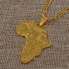 Africa Map Pendant/Necklace [AfricaPendant.Com]