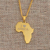 Africa Map Pendant/Necklace [AfricaPendant.Com]