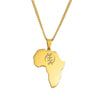 Africa Map Pendant/Necklace [AfricaPendant.Com]