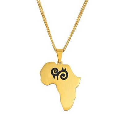 Africa Map Pendant/Necklace [AfricaPendant.Com]