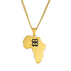 Africa Map Pendant/Necklace [AfricaPendant.Com]