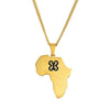 Africa Map Pendant/Necklace [AfricaPendant.Com]