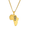 Africa Map Pendant/Necklace [AfricaPendant.Com]