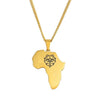 Africa Map Pendant/Necklace [AfricaPendant.Com]