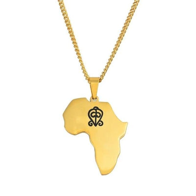 Africa Map Pendant/Necklace [AfricaPendant.Com]