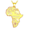 Africa Map Pendant/Necklace [AfricaPendant.Com]